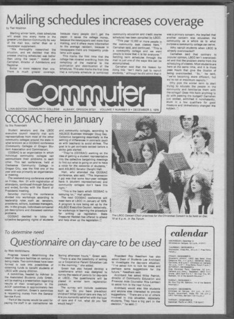 Commuter - Dec. 3, 1975 - Volume 7, Edition 9 thumbnail