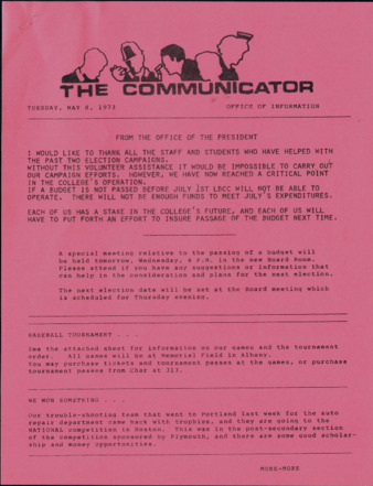 Communicator - May 8, 1973 thumbnail