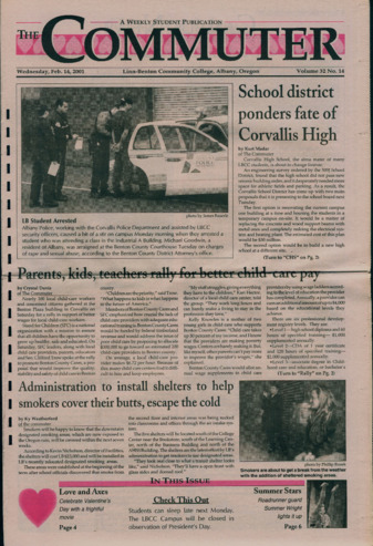 Commuter - Feb. 14, 2001 - Volume 32, Edition 14 thumbnail