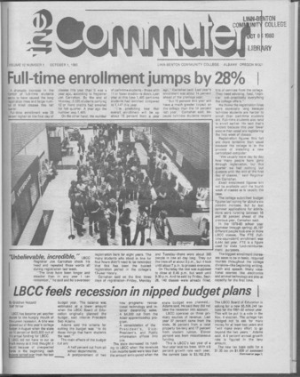 Commuter - Oct. 1, 1980 - Volume 12, Edition 1 thumbnail