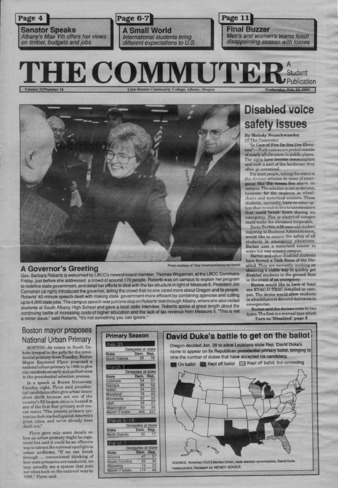 Commuter - Feb. 26, 1992 - Volume 23B, Edition 16 thumbnail