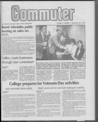 Commuter - Nov. 9, 1983 - Volume 15, Edition 7 thumbnail