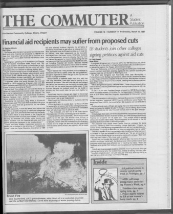 Commuter - Mar. 11, 1987 - Volume 18, Edition 19 thumbnail