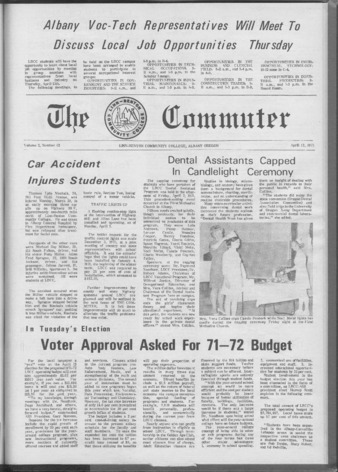 Commuter - Apr. 12, 1971 - Volume 2, Edition 12 thumbnail