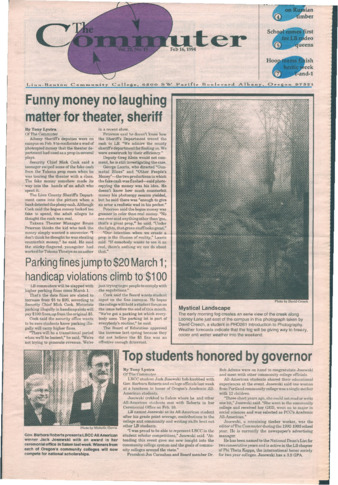 Commuter - Feb. 16, 1994 - Volume 25, Edition 15 thumbnail