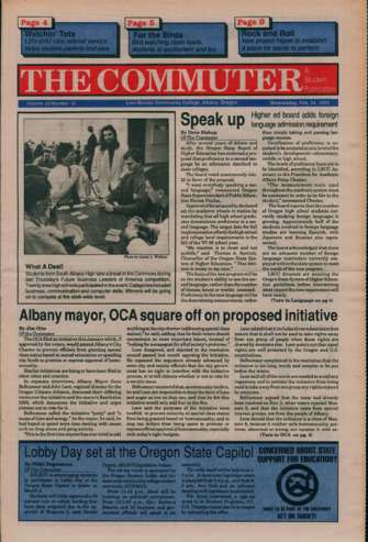 Commuter - Feb. 24, 1993 - Volume 24, Edition 16 thumbnail