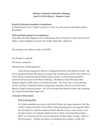 Board of Education Minutes 4-15-15 thumbnail