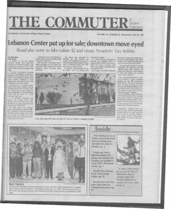 Commuter - Apr. 22, 1987 - Volume 18, Edition 22 thumbnail